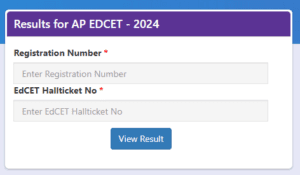 AP Edcet - 2024 Results Released Now - Check Now on this direct link