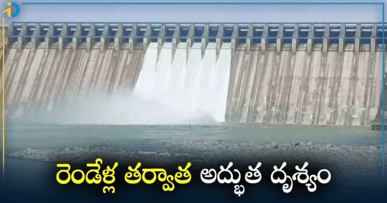 Nagarjuna Sagar రెండేళ్ల తర్వాత నాగార్జుసాగర్ వద్ద అద్భుత దృశ్యం.. వీడియో వైరల్