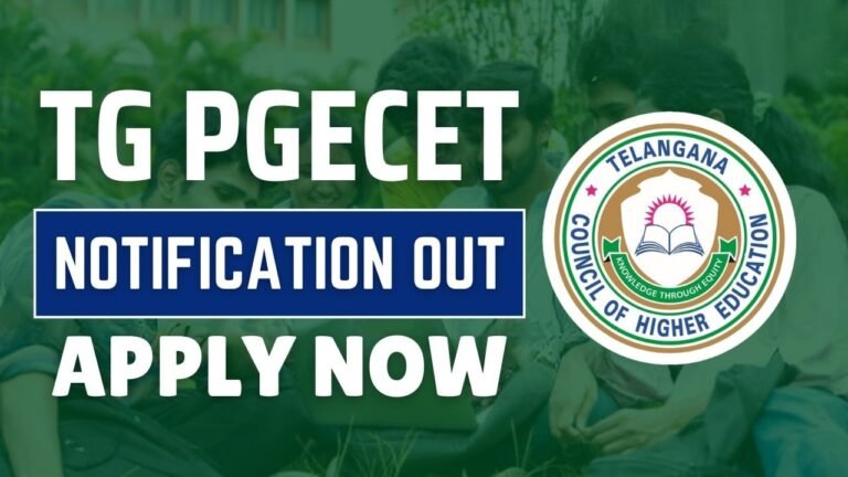 TS PGECET 2025 Application Registration Started, Check Notification and Eligibility Details