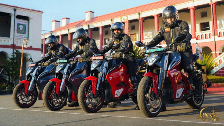 Ultraviolette F77 Indian Army భాగస్వామ్యం: వెటరన్ అవుట్రీచ్ ర్యాలీని విజయవంతం చేసిన F77 బైక్స్