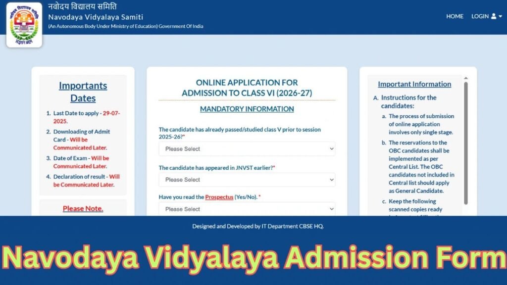 navodaya vidyalaya class 6 admission form,jnvst exam date 2026,navodaya form pdf,nvs class 6 admission form 2026-27,jnv navodaya form pdf 2026,navodaya vidyalaya class 6 admission prospectus 2026,jnvst previous year question papers pdf,nvs online application form 2026-27,jnvst exam pattern 2026-27,state wise jawahar navodaya vidyalayas list 2026 jawahar navodaya vidyalaya admission form