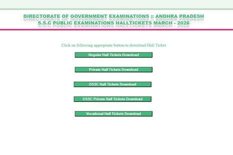 ap ssc hall ticket 2026